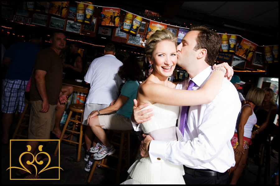 A little pre wedding dance and smooch at the Elbow Room.