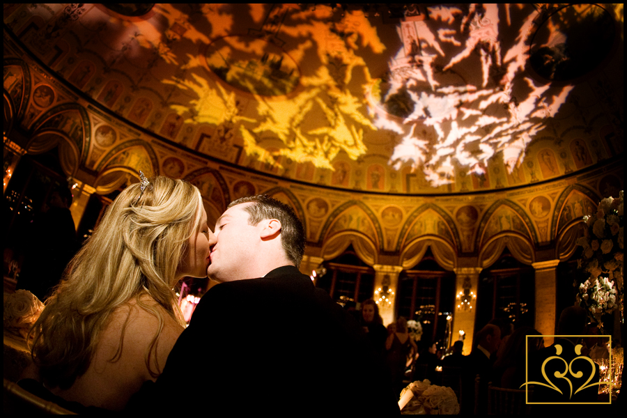 Breaker What a stunning setting for a wedding kiss.