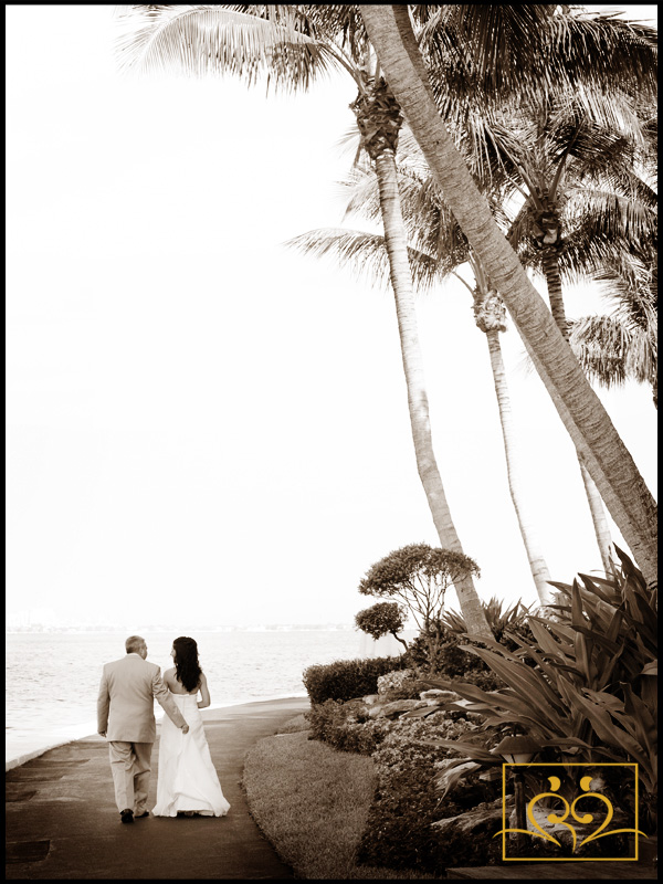 Don & Brianna share a quiet, romantic moment at Grove Isle.