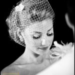 Bride with vintage hair net